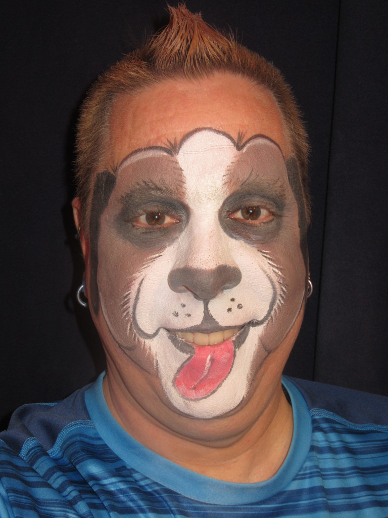 Dog Face Painting
