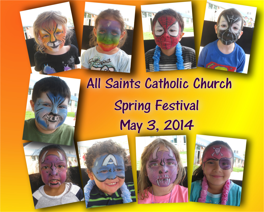 Face Painting at the All Saints Spring Festival