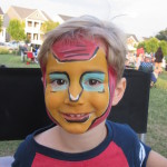 Face painting from the Friday Night Concerts in South Riding
