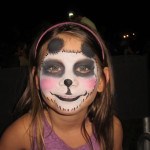 Face painting at the Friday Night Concerts in South Riding
