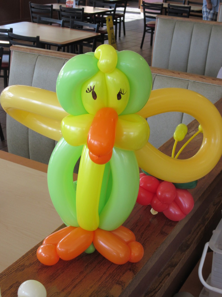 Parrot balloon
