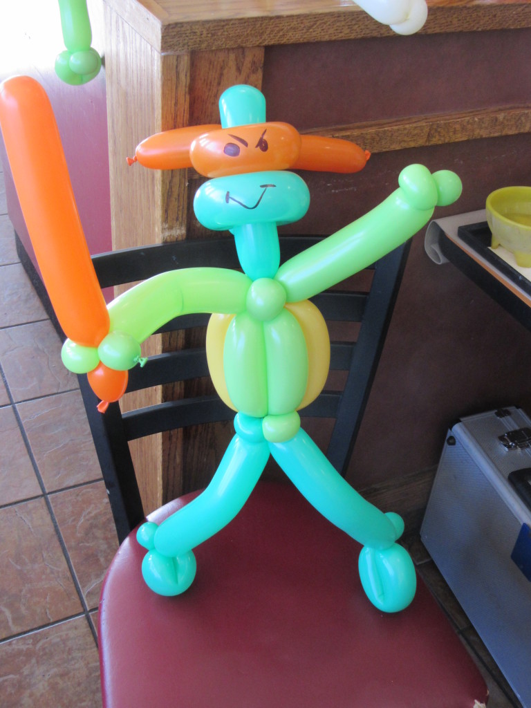 Ninja Turtle inspired balloon