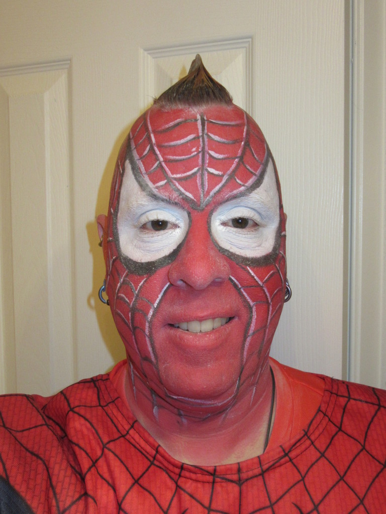 Mike as Spiderman
