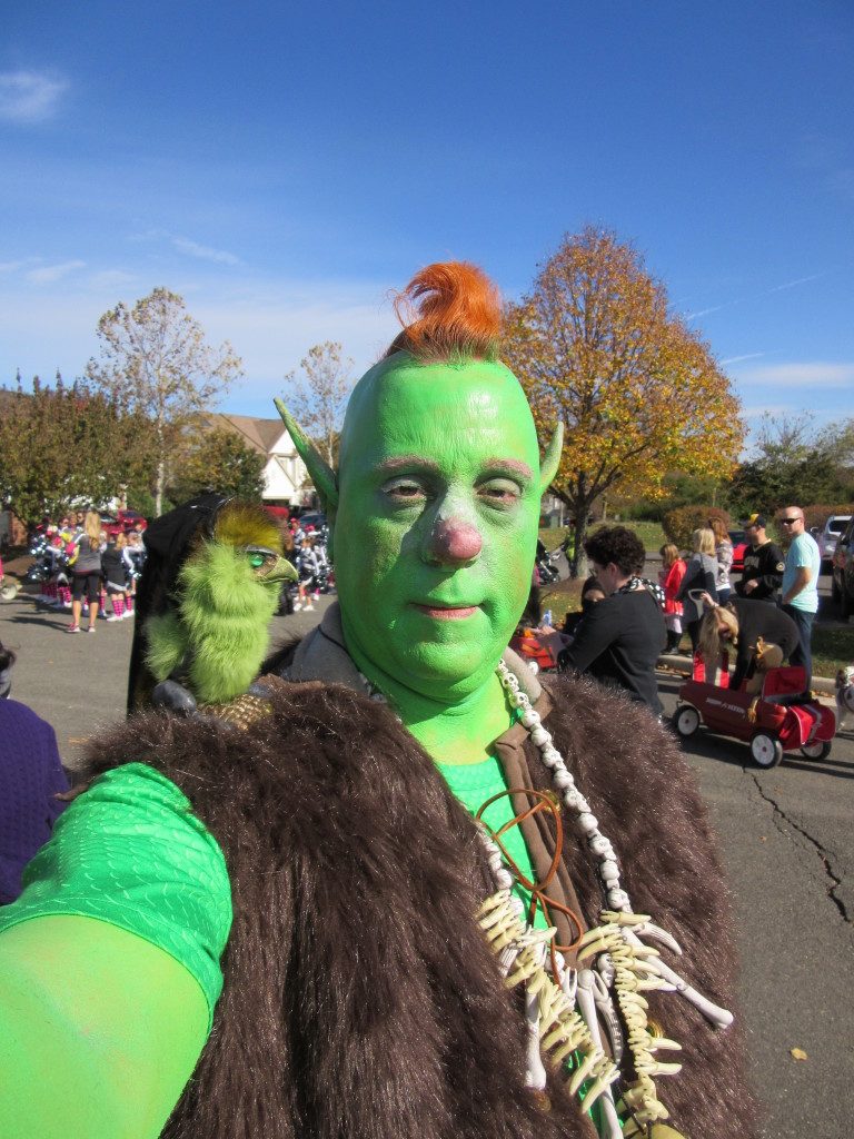 Mike at the South Riding Halloween Parade 2015