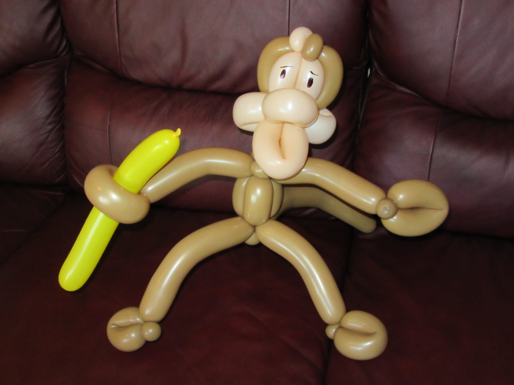 Monkey with a banana